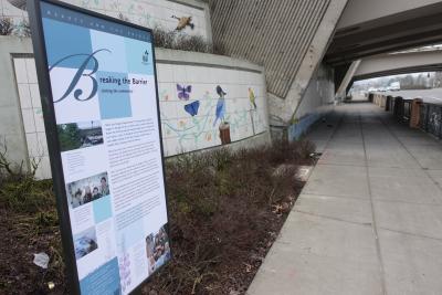 Interpretive signage for the "Beauty and the Bridge" is one recent Community Enhancement Project